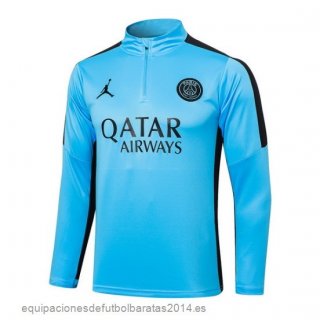 Nuevo Sudadera Entrenamiento Paris Saint Germain 23/24 Azul II Negro Baratas