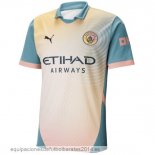 Nuevo Tailandia 4ª Camiseta Manchester City 24/25 Amarillo Baratas