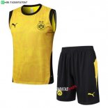 Nuevo Entrenamiento Sin Mangas Conjunto Completo Borussia Dortmund 25/26 Amarillo Negro Baratas