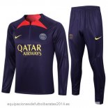 Nuevo Conjunto Completo Sudadera Entrenamiento Niños Paris Saint Germain 23/24 Purpura II Rojo Baratas