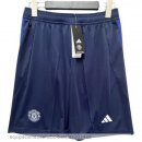 Nuevo 2ª Pantalones Manchester United 24/25 Azul Baratas