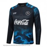 Nuevo Sudadera Entrenamiento Napoli 24/25 Azul Negro Baratas