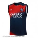 Nuevo Entrenamiento Sin Mangas Paris Saint Germain 23/24 Rojo Azul Baratas