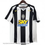 Nuevo 1ª Camiseta Juventus Retro 2004 2005 Negro Blanco Baratas