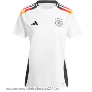 Nuevo 1ª Camiseta Mujer Alemania 2024 Blanco Baratas