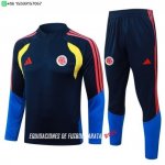 Nuevo Conjunto Completo Sudadera Entrenamiento Colombia 2026 Azul Amarillo Baratas