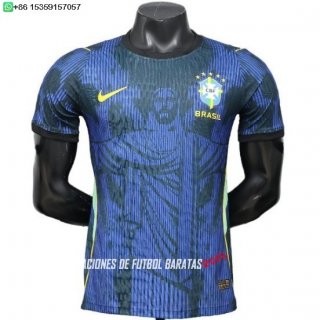 Nuevo Especial Jugadores Camiseta Brasil 2026 Azul Marino Baratas