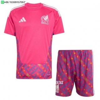 Nuevo Portero Conjunto De Hombre Mexico 2026 Rosa Baratas