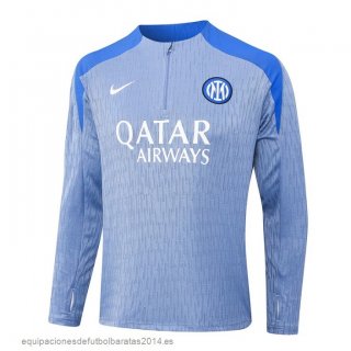 Nuevo Sudadera Entrenamiento Inter Milan 24/25 Azul Claro Baratas