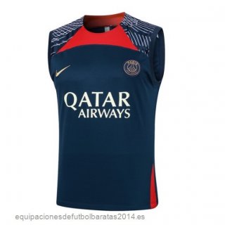 Nuevo Entrenamiento Sin Mangas Paris Saint Germain 23/24 Azul Rojo Purpura Baratas