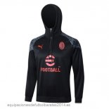 Nuevo Chaqueta Con Capucha AC Milan 23/24 Negro Rojo Baratas