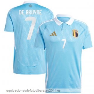 Nuevo Tailandia NO.10 De Bruyne 2ª Camiseta Belgica 2024 Azul Baratas