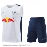 Nuevo Entrenamiento Sin Mangas Conjunto Completo Leipzig 23/24 Blanco Azul Marino Baratas