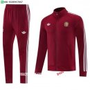Nuevo Conjunto Completo Ropa Deportiva Con Cremallera Larga España 2026 Borgona Blanco Baratas
