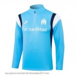 Nuevo Sudadera Entrenamiento Marsella 23/24 Azul Claro Blanco Baratas