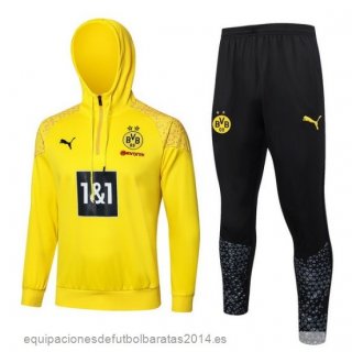 Nuevo Chaqueta Con Capucha Borussia Dortmund 23/24 Amarillo Negro Baratas