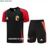 Nuevo Entrenamiento Conjunto Completo Bélgica 2026 Negro Rojo Baratas Nuevo Entrenamiento Conjunto Completo Bélgica 2026 Negro Rojo Baratas