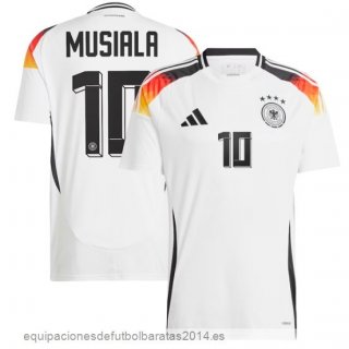 Nuevo NO.10 Musiala Tailandia 1ª Camiseta Alemania 2024 Blanco Baratas