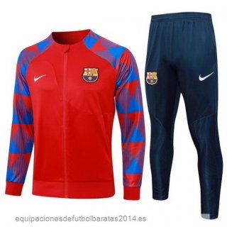 Nuevo Conjunto Completo Ropa Deportiva Con Cremallera Larga Barcelona 23/24 Rojo Azul Baratas