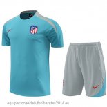 Nuevo Entrenamiento Conjunto Completo Atletico Madrid 24/25 Azul Gris Baratas