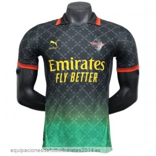 Nuevo 4ª Jugadores Camiseta AC Milan 24/25 Verde Negro Baratas