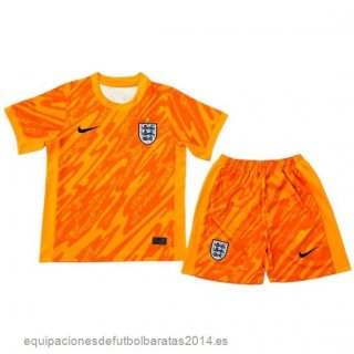 Nuevo Portero Conjunto De Niños Inglaterra 2024 Naranja Baratas