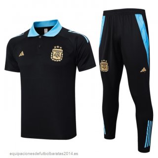 Nuevo Conjunto Completo Polo Argentina 2024 Negro Azul Baratas