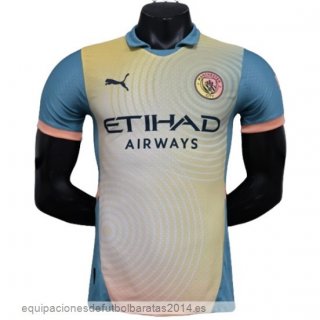 Nuevo 4ª Jugadores Camiseta Manchester City 24/25 Amarillo Baratas