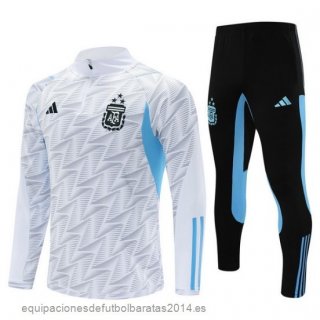 Nuevo Conjunto Completo Sudadera Entrenamiento Niños Argentina 2023 Blanco I Azul Negro Baratas