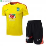 Nuevo Entrenamiento Conjunto Completo Brasil 2026 Amarillo Naranja Negro Baratas Nuevo Entrenamiento Conjunto Completo Brasil 2026 Amarillo Naranja Negro Baratas