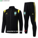 Nuevo Conjunto Completo Ropa Deportiva Con Cremallera Larga Niños Brasil 2026 Negro Amarillo Baratas