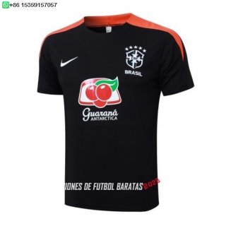 Nuevo Entrenamiento Brasil 2026 Negro Naranja Baratas