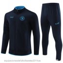 Nuevo Conjunto Completo Ropa Deportiva Con Cremallera Larga Niños Napoli 23/24 Azul Marino Baratas