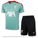 Nuevo Entrenamiento Conjunto Completo Liverpool 24/25 Verde Negro Baratas