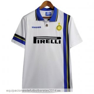 Nuevo 2ª Camiseta Inter Milan Retro 1997 1998 Blanco Baratas