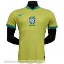 Nuevo 1ª Jugadores Camiseta Brasil 2024 Amarillo Verde Baratas