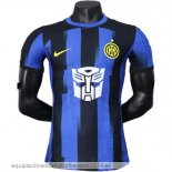 Nuevo Tailandia 1ª Jugadores Camiseta Inter Milan 23/24 Azul Blanco Baratas