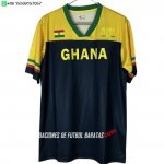 Nuevo Tailandia Especial Camiseta Ghana 2026 Negro Amarillo Baratas