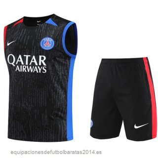 Nuevo Entrenamiento Sin Mangas Conjunto Completo Paris Saint Germain 23/24 Gris Rojo Azul Baratas