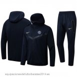 Nuevo Conjunto Completo Chaqueta Con Capucha Paris Saint Germain 24/25 Negro Baratas