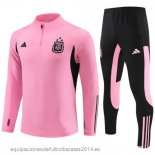 Nuevo Conjunto Completo Sudadera Entrenamiento Niños Argentina 2023 Rosa Negro Baratas