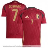 Nuevo Tailandia NO.10 De Bruyne 1ª Camiseta Belgica 2024 Rojo Baratas