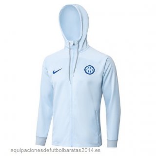 Nuevo Chaqueta Con Capucha Inter Milan 23/24 Azul Baratas