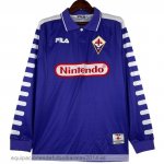 Nuevo 1ª Camiseta Manga Larga Fiorentina Retro 1998 1999 Purpura Baratas Nuevo 1ª Camiseta Manga Larga Fiorentina Retro 1998 1999 Purpura Baratas