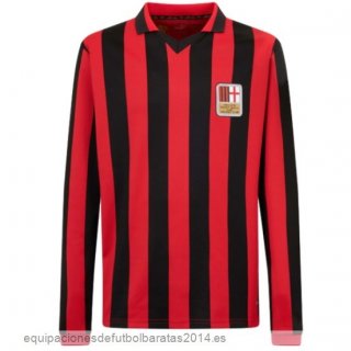 Tailandia Especial Camiseta Manga Larga AC Milan 24/25 Rojo Baratas