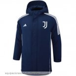 Chaqueta De Algodón Juventus 24/25 Azul Marino Baratas