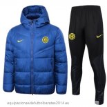 Nuevo Conjunto Completo Chaqueta De Algodón Inter Milan 23/24 Azul Negro Baratas