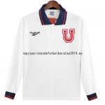 Nuevo 2ª Manga Larga Universidad De Chile Retro 1998 Blanco Baratas