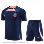 Nuevo Entrenamiento Conjunto Completo Niños Atletico Madrid 23/24 Azul Marino Rosa Baratas