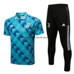 Nuevo Conjunto Completo Polo Juventus 22/23 Azul Verde Baratas Nuevo Conjunto Completo Polo Juventus 22/23 Azul Verde Baratas